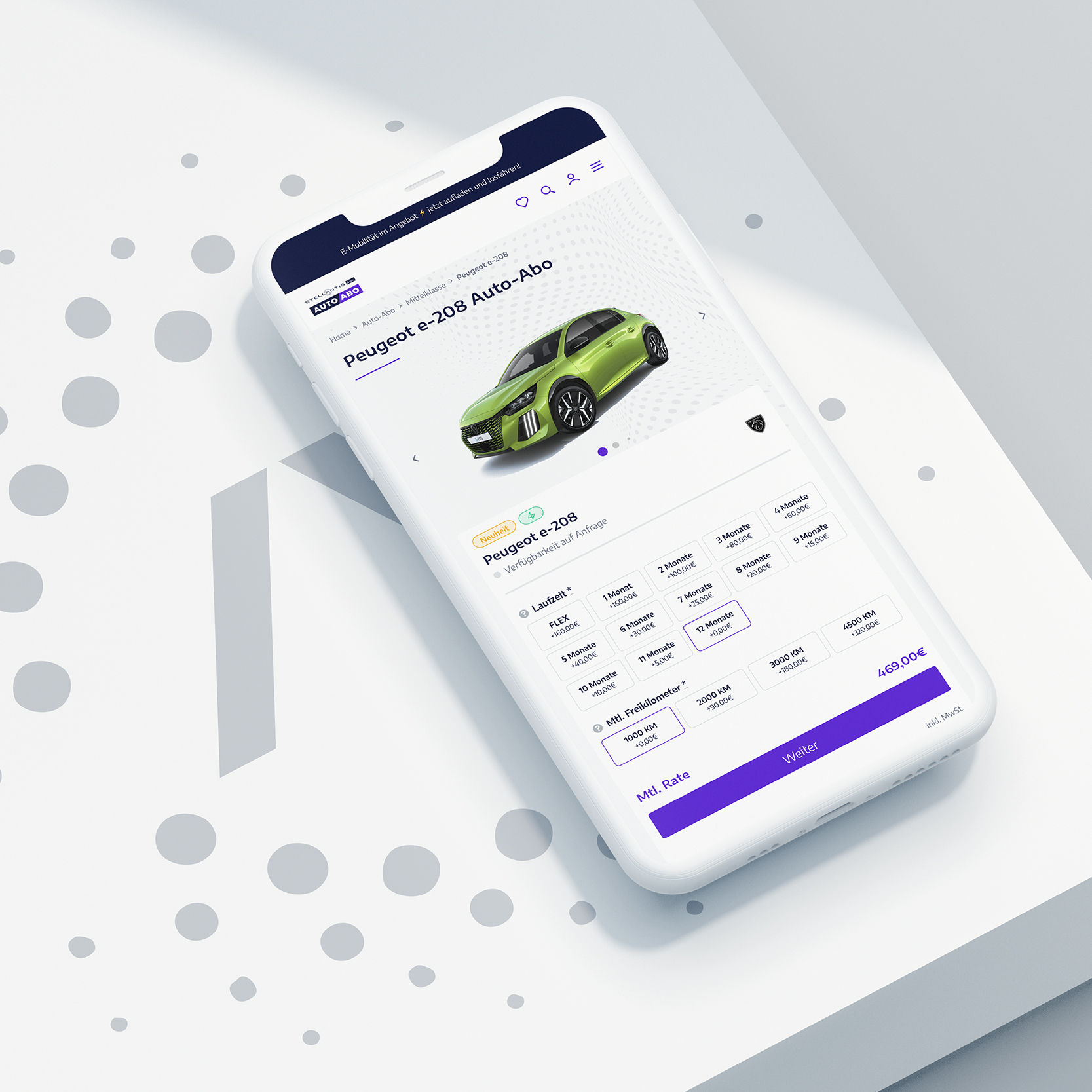Stellantis &You Auto-Abo Programmierung